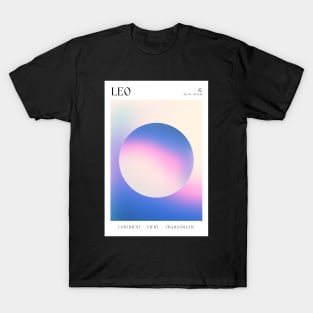 Leo Zodiac Sign Astrology Aura T-Shirt